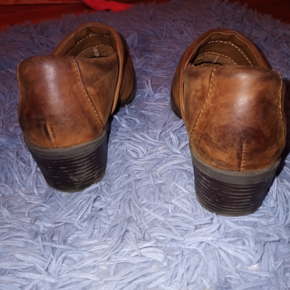 Size 7 B.O.C. Clog Small Heel Brown Shoes - Picture 4 of 7
